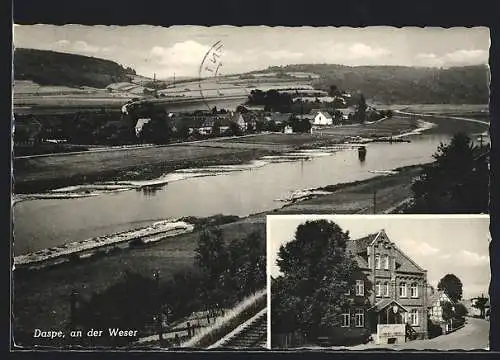 AK Daspe an der Weser, Gasthaus Fr. Wolter