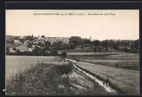 AK Saint-Christophe-sur-le-Nais, vue générale