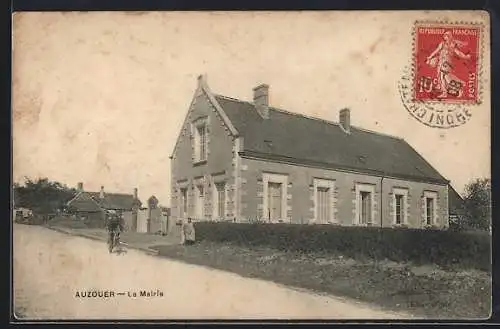 AK Auzouer, La Mairie, Rathaus