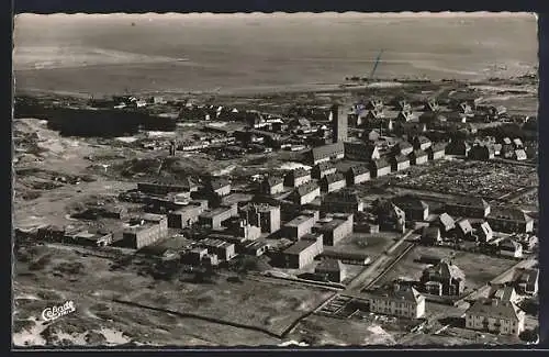 AK Norderney, Ortsansicht vom Flugzeug aus