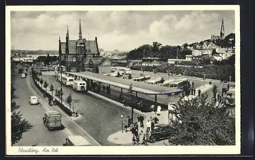 AK Flensburg, Am Zob mit Busbahnhof