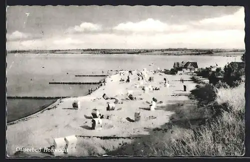 AK Hohwacht, Blick auf das Strandbad