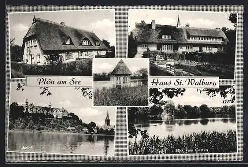 AK Plön am See, Müttererholungsheim Haus St. Walburg, Kieler Kamp 38