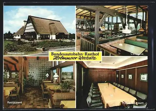 AK Bundesautobahn-Rasthof Holmmoor-Westseite, Restaurant, Caféteria, Konferenzraum