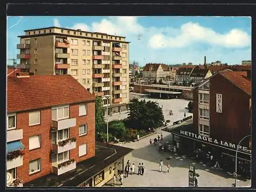 AK Elmshorn, Holstenplatz und Bahnhof