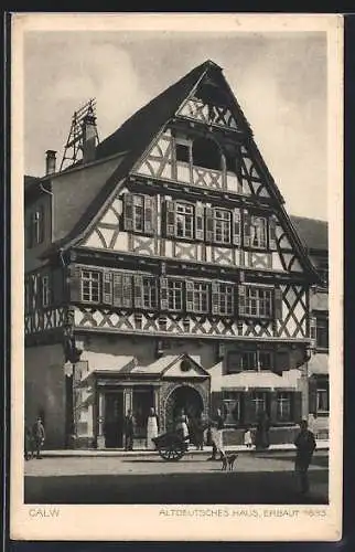 AK Calw, Altdeutsches Haus