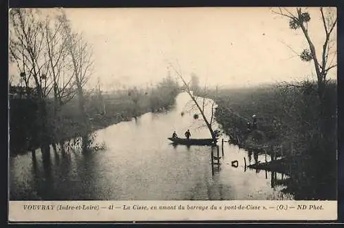 AK Vouvray /I.-et-L., La Cisse, en amont du barrage du pont-de-Cisse