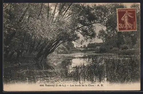 AK Vouvray /I.-et-L., Les bords de la Cisse