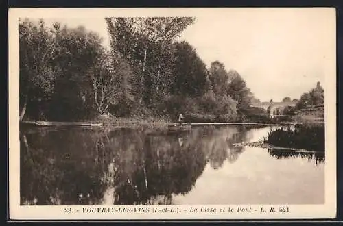 AK Vouvray-les-Vins, La Cisse et le pont