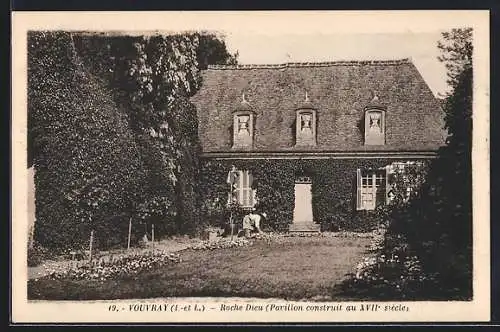 AK Vouvray /I.-et-L., Roche Dieu, pavillon construit au XVII. siècle