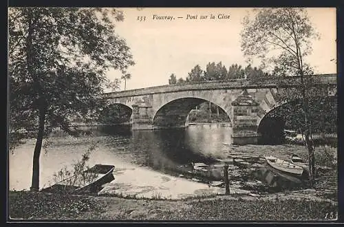 AK Vouvray, Pont sur la Cisse