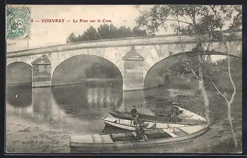 AK Vouvray, Le Pont sur la Cisse