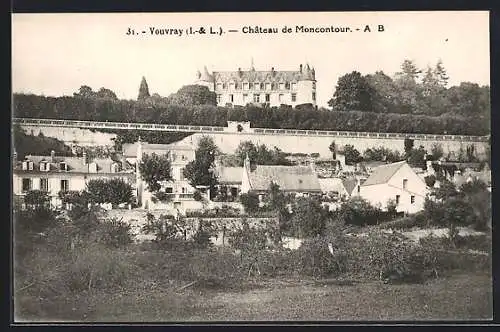 AK Vouvray /I.-et-L., Chateau de Moncontour