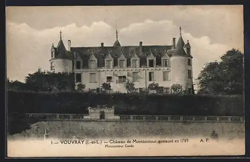 AK Vouvray /I.-et-L., Chateau de Montcontour