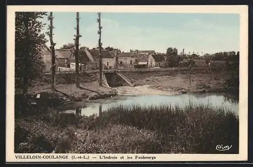 AK Villeloin-Coulange, L`Indrois et les Faubourgs