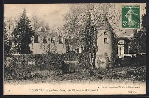 AK Villeperdue /I.-et-L., Chateau de Boisbonnard