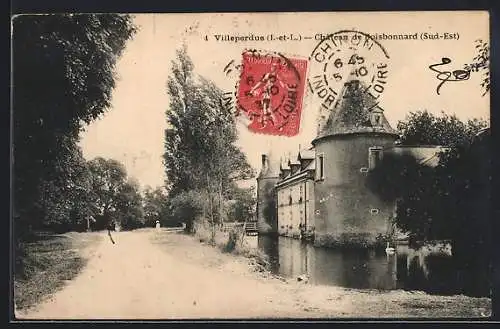 AK Villeperdue /I.-et-L., Chateau de Boisbonnard, Sud-Est