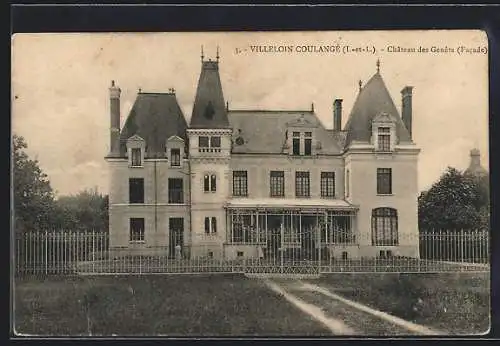 AK Villeloin-Coulangé /I.-et-L., Chateau des Genets