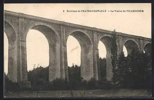 AK Villedomer /Chateaurenault, Le Viaduc