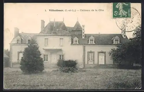 AK Villedomer /I.-et-L., Chateau de la Cote