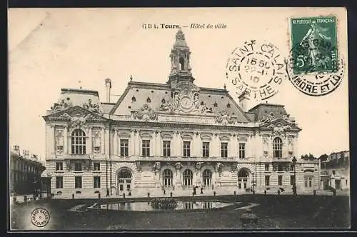 AK Tours /I.-et-L., Hotel de ville