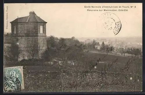 AK Tours /I.-et-L., Ecole Normale d`Institutrices, Panorama sur Marmoutier