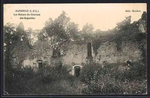 AK Panzoult /I.-et-L., Les Ruines du Couvent des Repenties