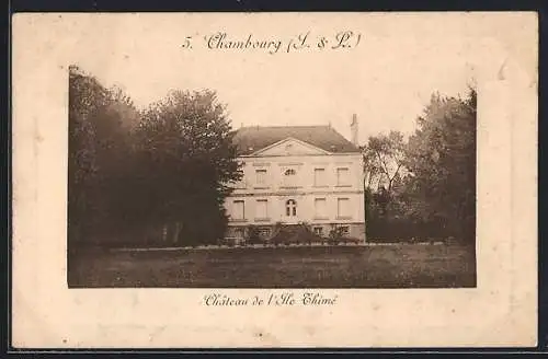 AK Chambourg /I.-et-L., Château de l`Ile Thimé