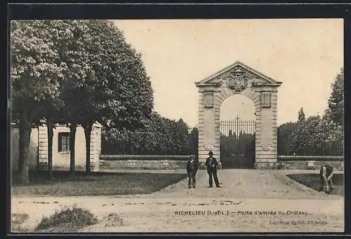 AK Richelieu /I.-et-L., Porte d`entrée du Château