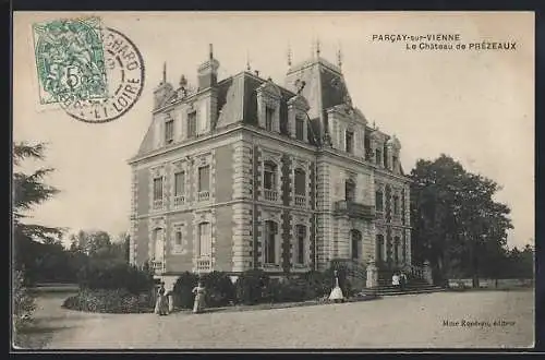 AK Parcay-sur-Vienne, Le Château de Prézeaux