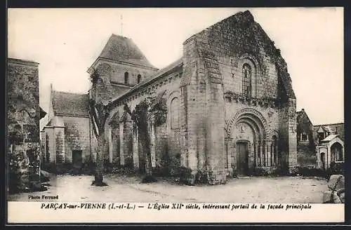 AK Parcay-sur-Vienne, L`Eglise XIIe siécle