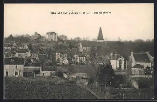 AK Preuilly-sur-Claise, Vue Générale