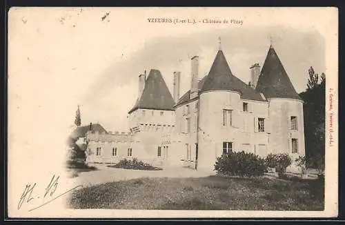 AK Yzeures /I.-et-L., Château de Péray