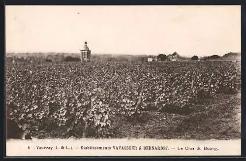 AK Vouvray /I.-et-L., Etablissements Vavasseur & Bernadez, Le Clos du Bourg