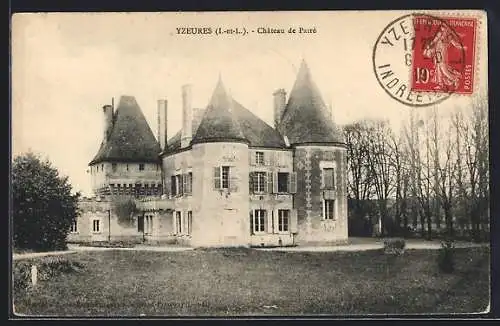 AK Yzeures /I.-et-L., Chateau de Pairé