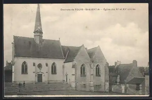 AK St-Avertin /Tours, Église des XIe et XVe siècles