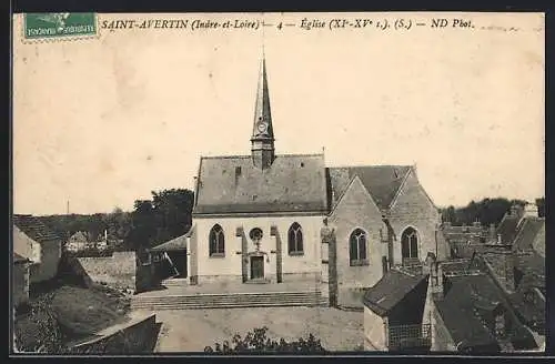 AK Saint-Avertin /I.-et-L., Église, XIe-XVe siècle