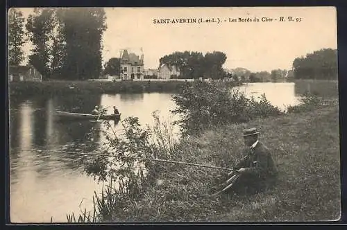 AK Saint-Avertin /I.-et-L., Les Bords du Cher