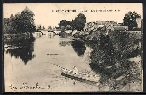 AK Saint-Avertin /I.-et-L., Les Bords du Cher