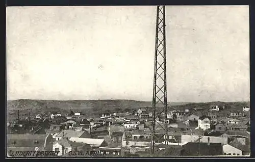 AK Lüderitz, Ortsansicht aus der Vogelschau