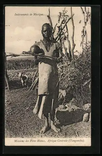 AK Tansania / Tanganika, Instruments de Musique, Missions des Peres Blancs