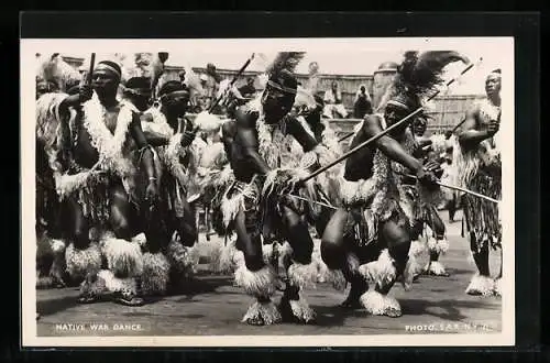 AK Native War Dance, afrikanische Tänzer