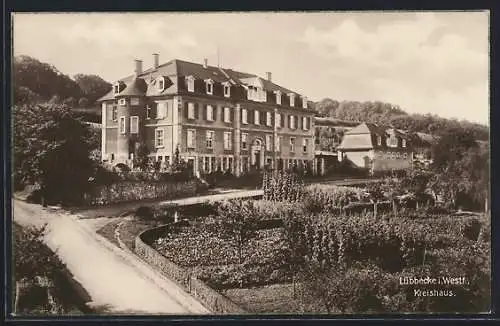 AK Lübbecke i. Westf., Blick zum Kreishaus