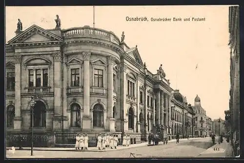 AK Osnabrück, Osnabrücker Bank und Postamt