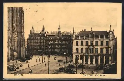 AK Köln, Partie am Dom