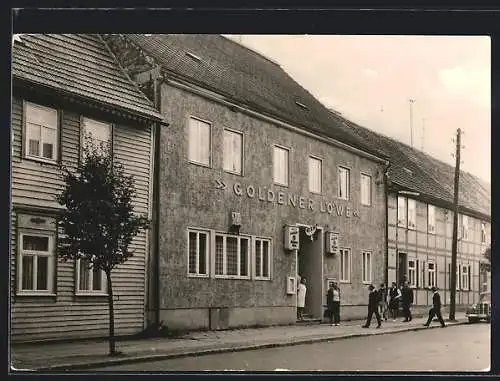 AK Güntersberge, Gasthaus goldener Löwe