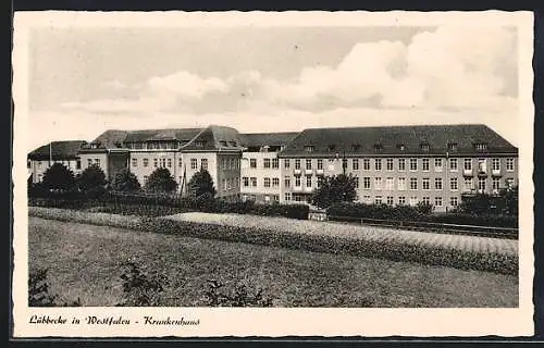 AK Lübbecke in Westfalen, Blick auf das Krankenhaus