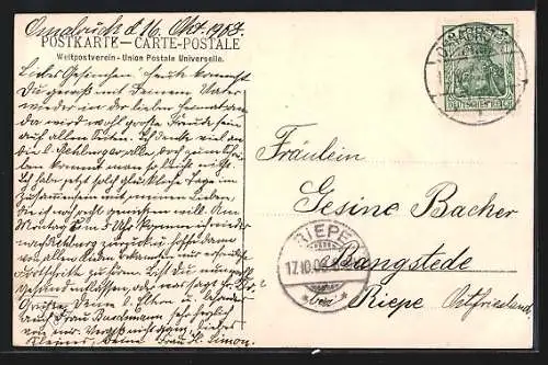 AK Gartlage, Krieger-Waisenhaus am Feldrand