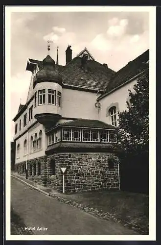 AK Poppenhausen / Rhön, Hotel Adler