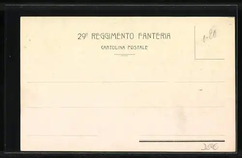 Lithographie Gli Ufficiali del 29° Reggimento Fanteria al loro Colonnello Bernardo Torelli